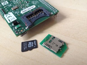 pIO – microSD Adapter for Raspberry Pi